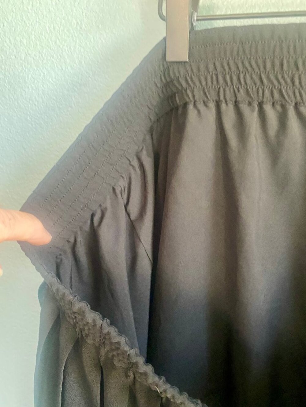 Banana Republic Sheer Pleated Half Lined Maxi Skirt, very long, XL - Picture 3 of 8